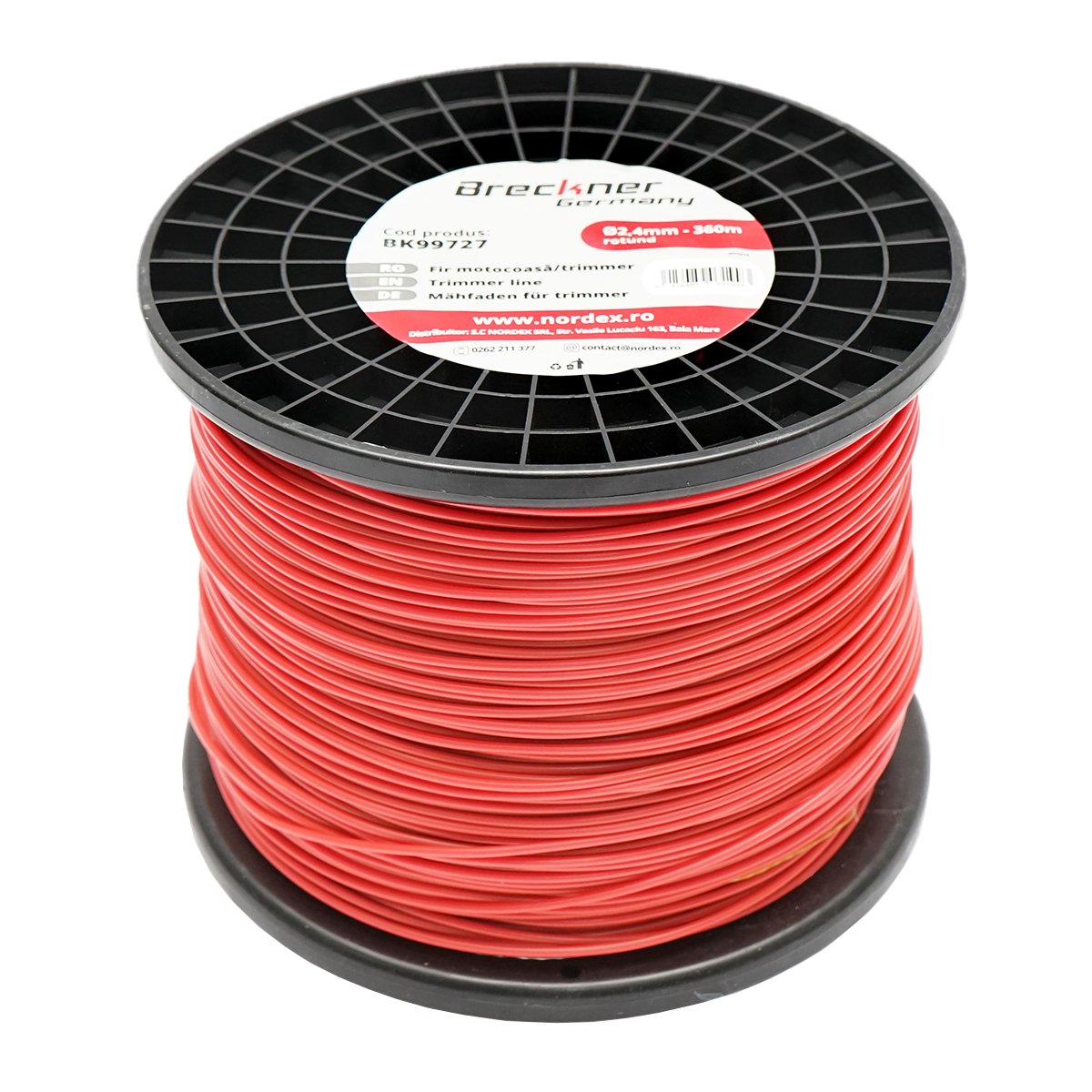 Fir rotund pentru motocoasa, 2.4 mm x 360 m Breckner Germany